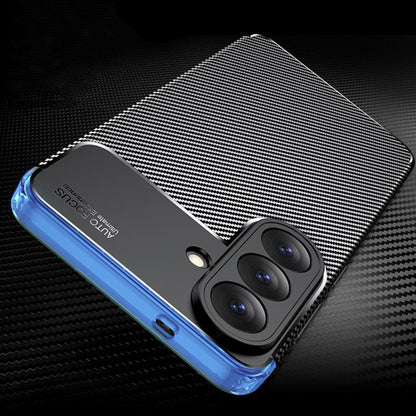 Puzdro pre Samsung Galaxy A27 5G, Techsuit, CarbonFiber, Čierne