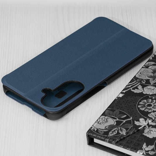 Obal na Samsung Galaxy A27 5G, Techsuit, eFold Nový Model, Tmavomodrý
