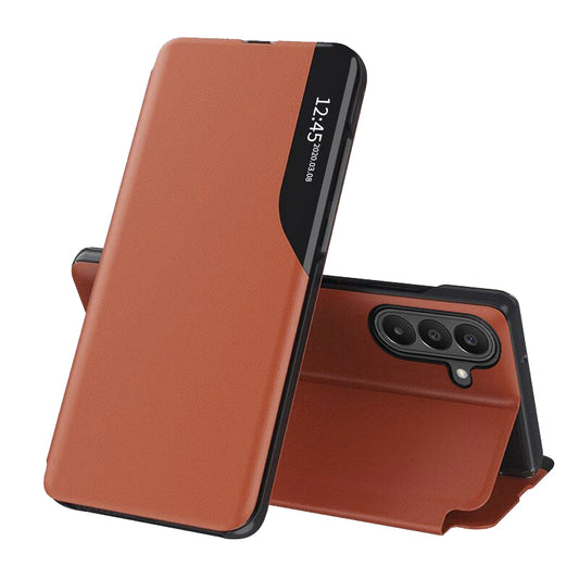 Puzdro pre Samsung Galaxy A27 5G, Techsuit, eFold Nový Model, Oranžové
