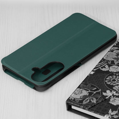 Puzdro pre Samsung Galaxy A27 5G, Techsuit, eFold Nový Model, Tmavozelené