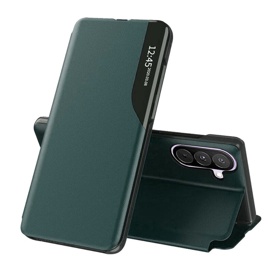 Puzdro pre Samsung Galaxy A27 5G, Techsuit, eFold, Tmavozelené