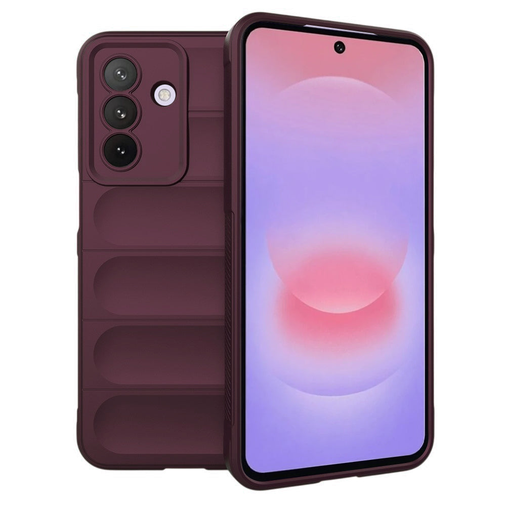 Puzdro na Samsung Galaxy A27 5G, Techsuit, Magic Shield, vínové