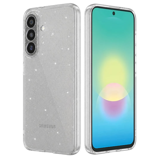 Obal na Samsung Galaxy A27 5G, Techsuit, SparkleSkin, Priehľadný