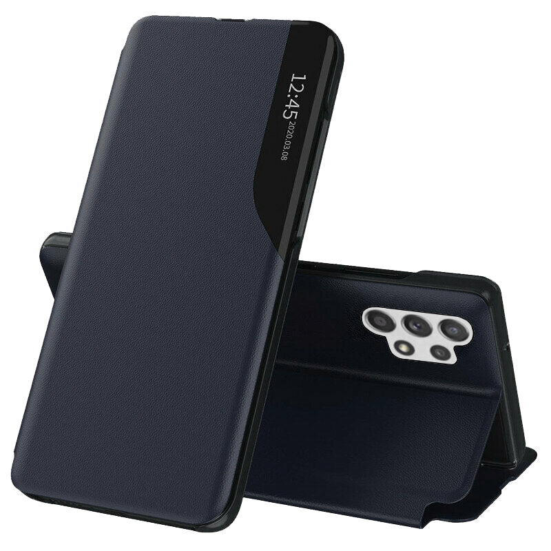 Puzdro pre Samsung Galaxy A32 A325, Techsuit, eFold, Tmavomodrá
