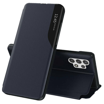 Puzdro pre Samsung Galaxy A32 A325, Techsuit, eFold, Tmavomodrá