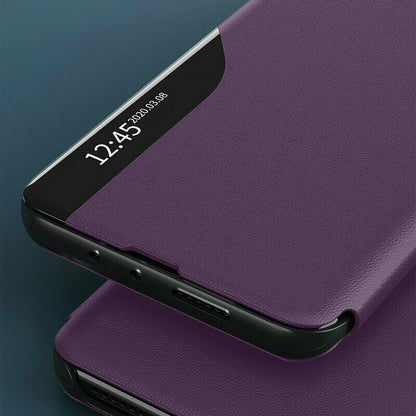 Puzdro pre Samsung Galaxy A32 A325, Techsuit, eFold, fialové