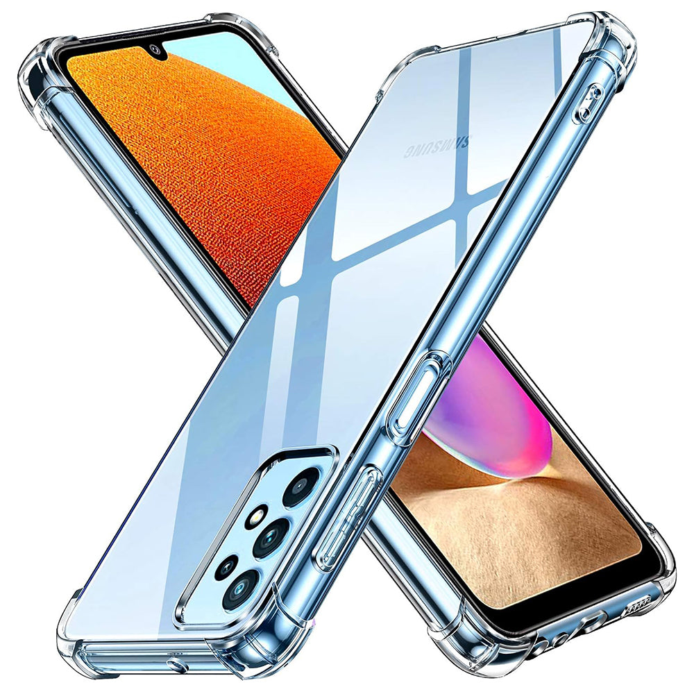 Obal na Samsung Galaxy A32 A325, Techsuit, nárazuvzdorný priehľadný, transparentný