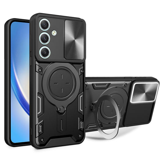 Puzdro pre Samsung Galaxy A34 A346, Techsuit, CamGuard Pro, Čierne