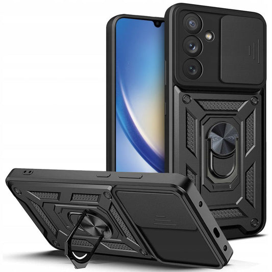 Puzdro pre Samsung Galaxy A34 A346, Techsuit, CamShield, Čierne