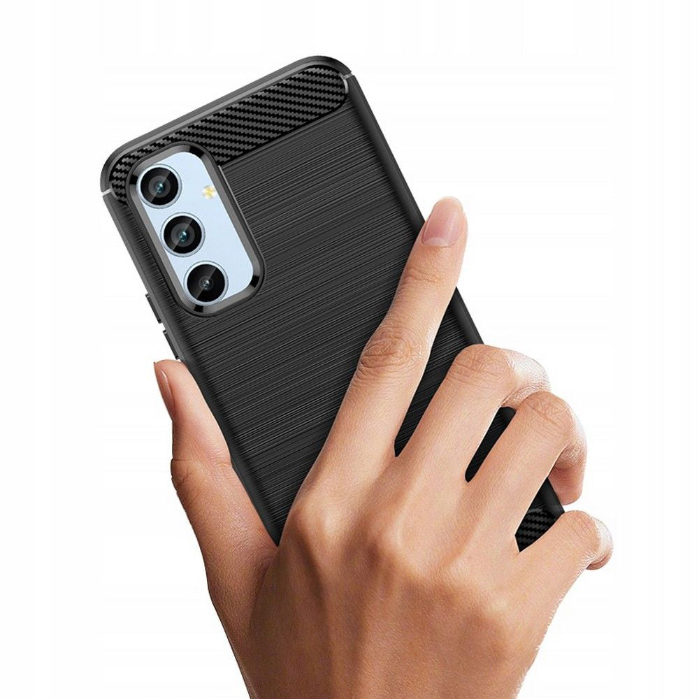 Obal na Samsung Galaxy A34 A346, Techsuit, Karbón, Čierny