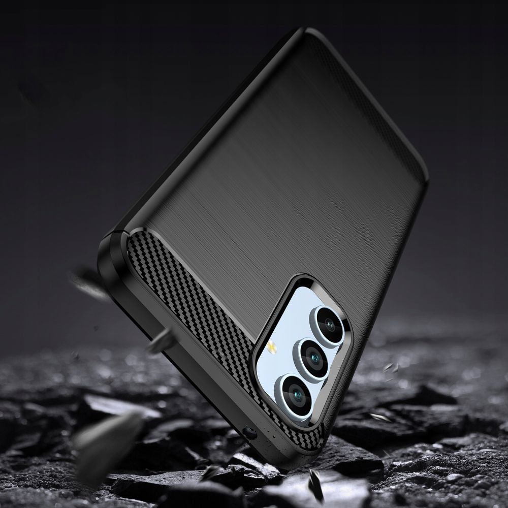 Obal na Samsung Galaxy A34 A346, Techsuit, Karbón, Čierny