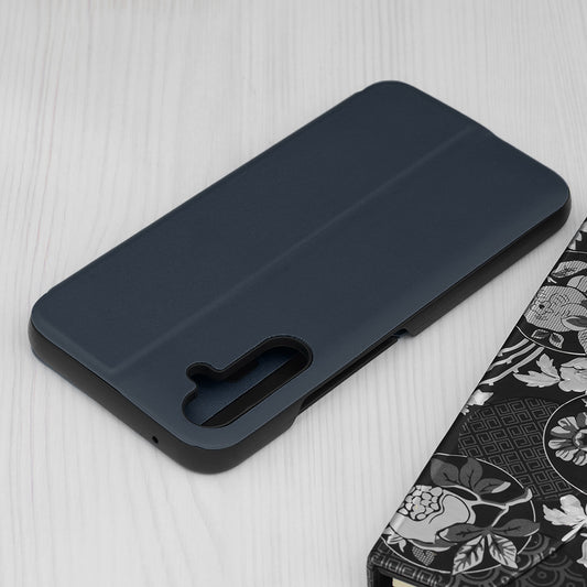 Puzdro pre Samsung Galaxy A34 A346, Techsuit, eFold, Tmavomodrá
