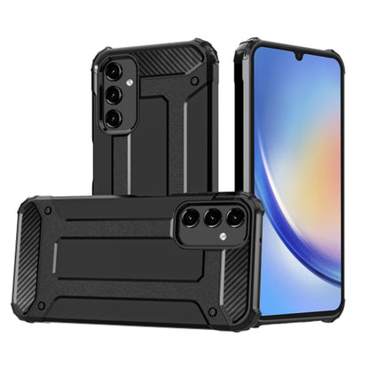 Puzdro pre Samsung Galaxy A34 A346, Techsuit, Hybrid Armor, Čierne