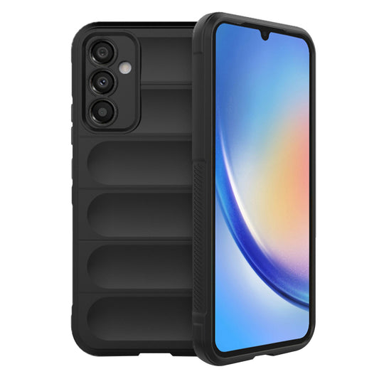 Puzdro pre Samsung Galaxy A34 A346, Techsuit, Magic Shield, Čierne