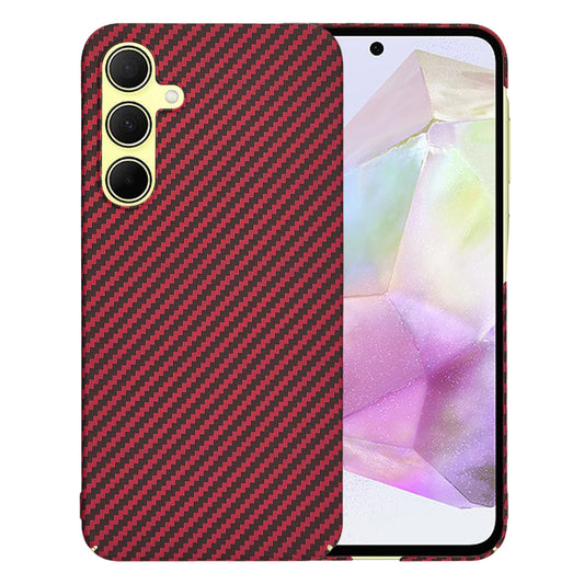Puzdro pre Samsung Galaxy A35 5G A356, Techsuit, Carbonite FiberShell, Červené