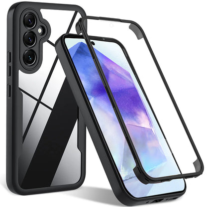 Puzdro pre Samsung Galaxy A35 5G A356, Techsuit, ColorVerse 360, Čierne