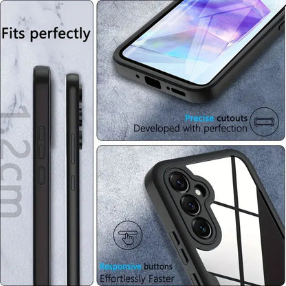 Puzdro pre Samsung Galaxy A35 5G A356, Techsuit, ColorVerse 360, Čierne