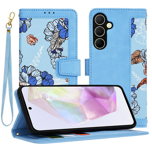 Puzdro pre Samsung Galaxy A35 5G A356, Techsuit, FlipCraft, Modrá