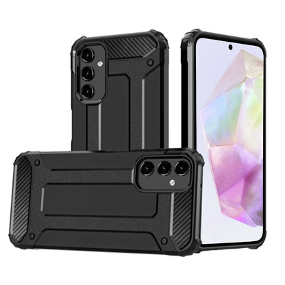 Puzdro pre Samsung Galaxy A35 5G A356, Techsuit, Hybrid Armor, Čierne