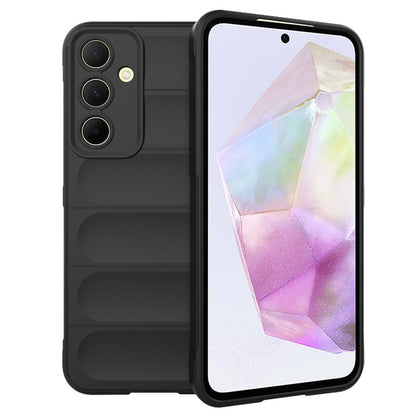 Puzdro pre Samsung Galaxy A35 5G A356, Techsuit, Magic Shield, Čierna