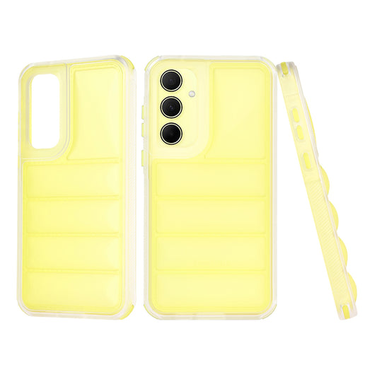 Puzdro pre Samsung Galaxy A35 5G A356, Techsuit, Wave Shield, žlté