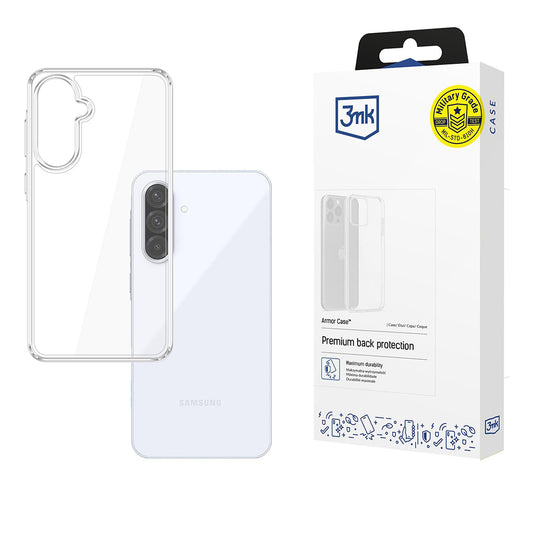 Puzdro pre Samsung Galaxy A36 A366, 3MK, Armor, Priehľadné