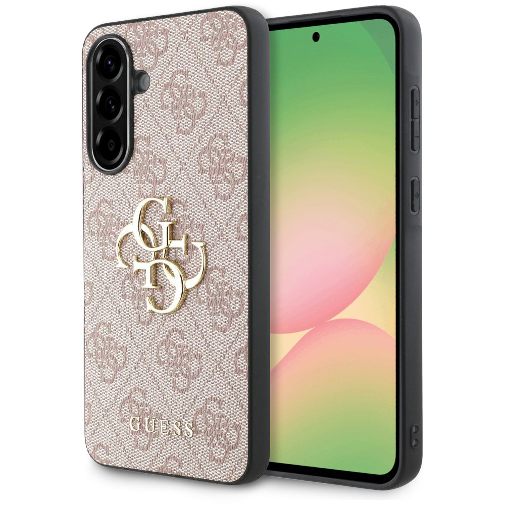 Puzdro pre Samsung Galaxy A36 A366, Guess, 4G Big Logo, Ružové