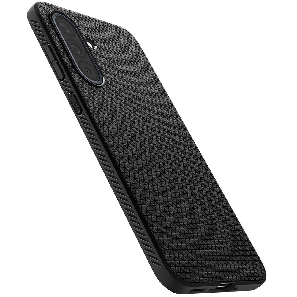 Puzdro pre Samsung Galaxy A36 A366, Spigen, Liquid Air, Matná čierna ACS09199
