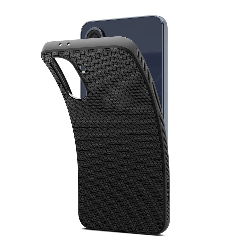 Puzdro pre Samsung Galaxy A36 A366, Spigen, Liquid Air, Matná čierna ACS09199