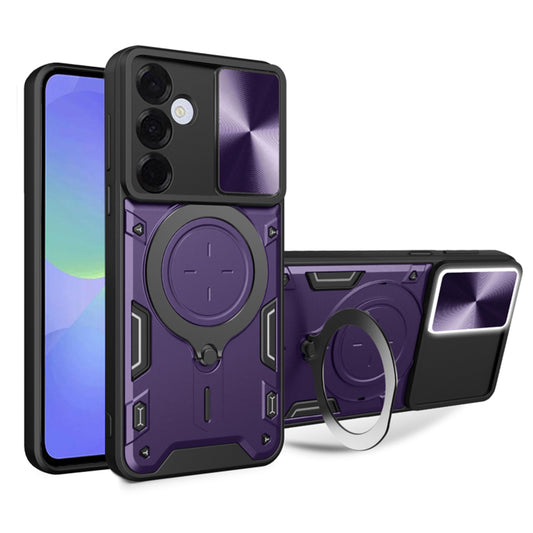 Puzdro pre Samsung Galaxy A36 A366, Techsuit, CamGuard Pro, fialové