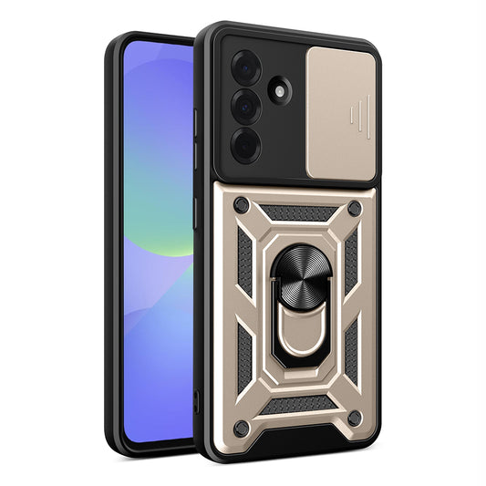 Puzdro pre Samsung Galaxy A36 A366, Techsuit, CamShield, Zlaté