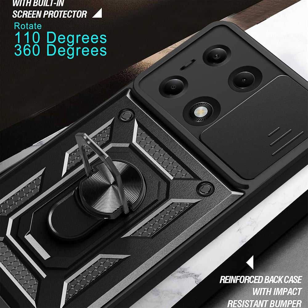 Puzdro pre Samsung Galaxy A36 A366, Techsuit, CamShield, Zelené