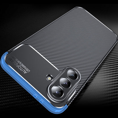 Puzdro pre Samsung Galaxy A36 A366, Techsuit, CarbonFiber, Čierne