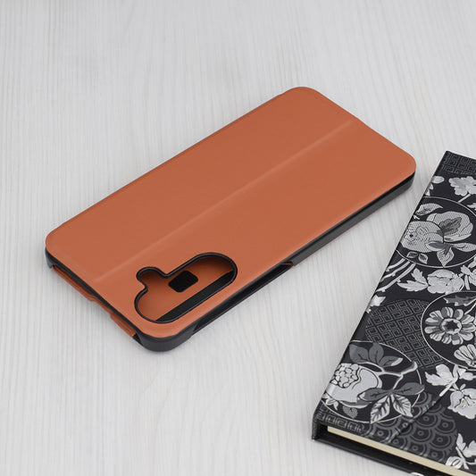 Puzdro pre Samsung Galaxy A36 A366, Techsuit, eFold, Oranžové
