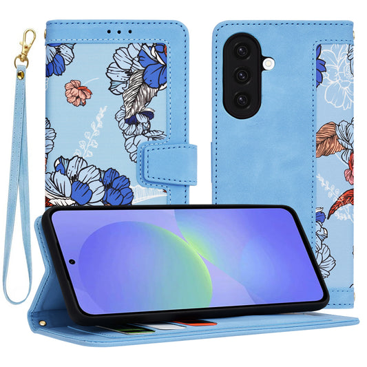 Puzdro pre Samsung Galaxy A36 A366, Techsuit, FlipCraft, Modrá