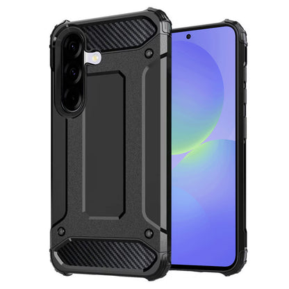 Puzdro pre Samsung Galaxy A36 A366, Techsuit, Hybrid Armor, Čierne