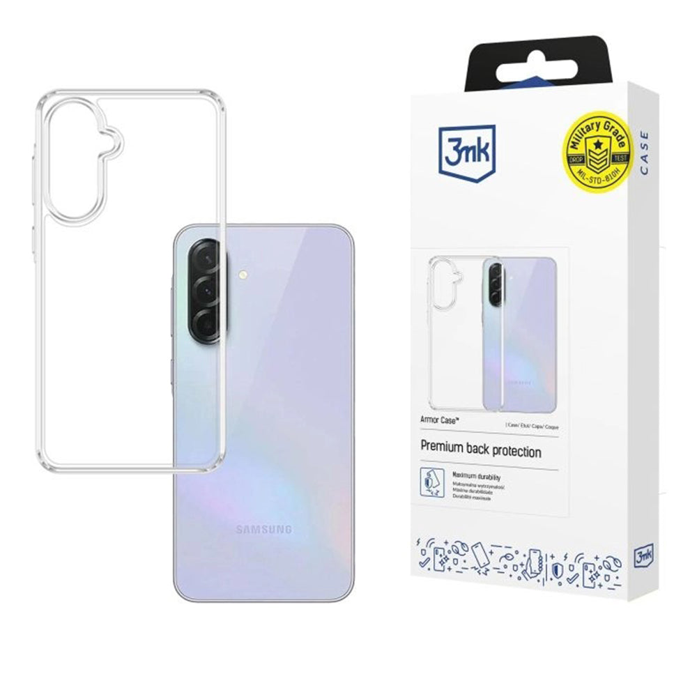 Case for Samsung Galaxy A37 5G, 3MK, Armor, Transparent
