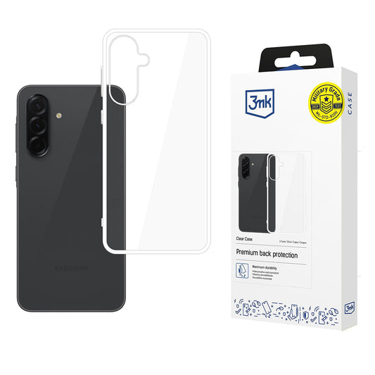 Puzdro pre Samsung Galaxy A37 5G, 3MK, Priehľadné, Transparentné