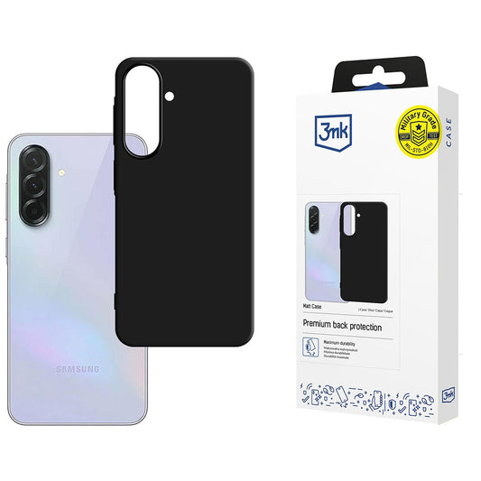 Puzdro pre Samsung Galaxy A37 5G, 3MK, Matná čierna