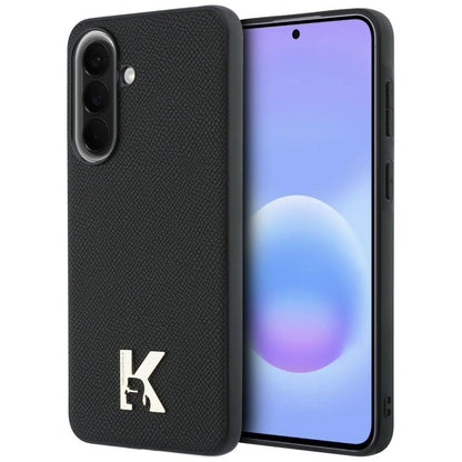 Puzdro pre Samsung Galaxy A37 5G, Karl Lagerfeld, Karl Head Logo, čierne