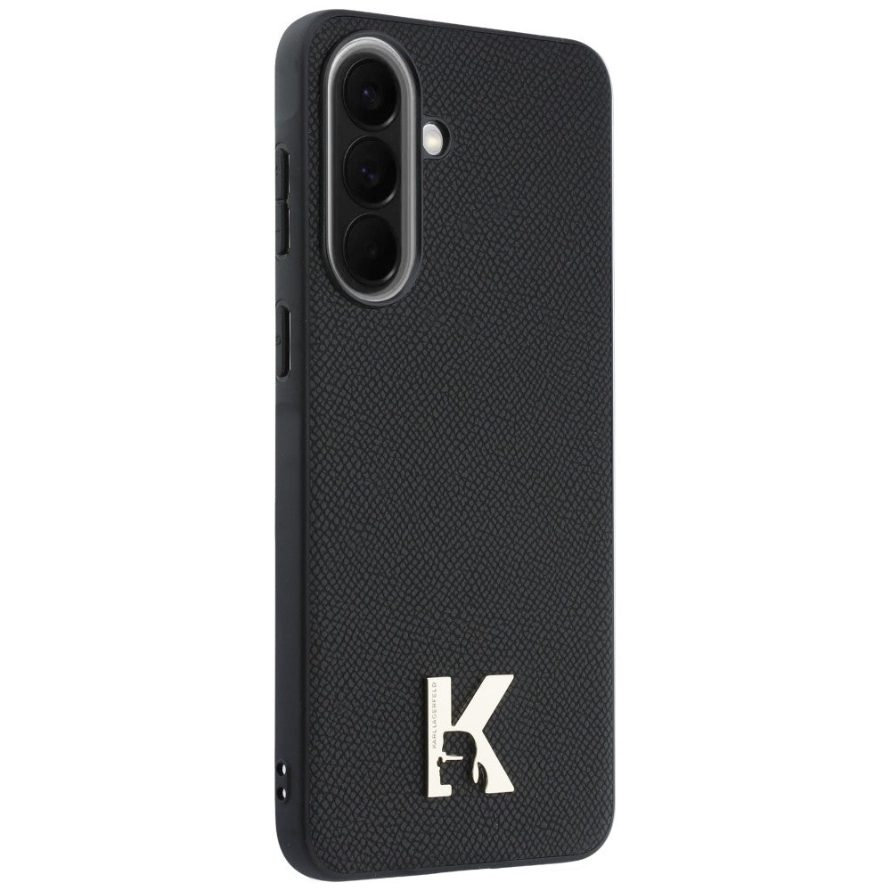 Puzdro pre Samsung Galaxy A37 5G, Karl Lagerfeld, Karl Head Logo, čierne