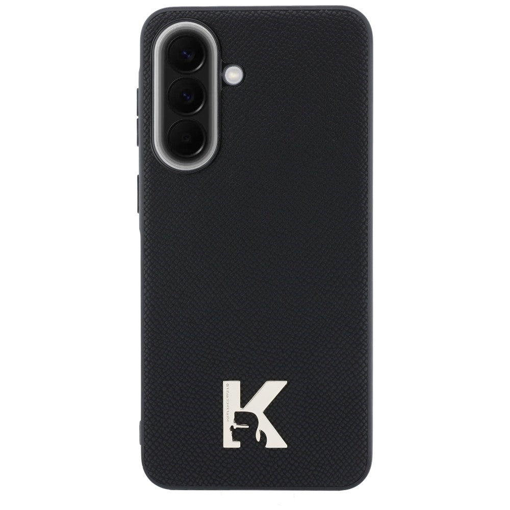 Puzdro pre Samsung Galaxy A37 5G, Karl Lagerfeld, Karl Head Logo, čierne