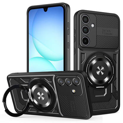 Puzdro pre Samsung Galaxy A37 5G, Techsuit, RuggedCam, Čierne