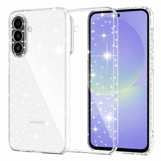 Puzdro pre Samsung Galaxy A37 5G, Techsuit, SparkleSkin, Priehľadné