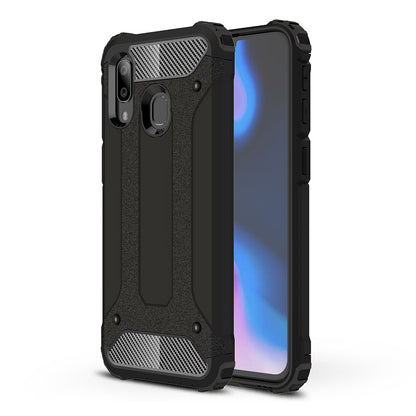 Puzdro pre Samsung Galaxy A40 A405, Techsuit, Hybrid Armor, Čierne