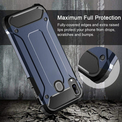 Puzdro pre Samsung Galaxy A40 A405, Techsuit, Hybrid Armor, Čierne