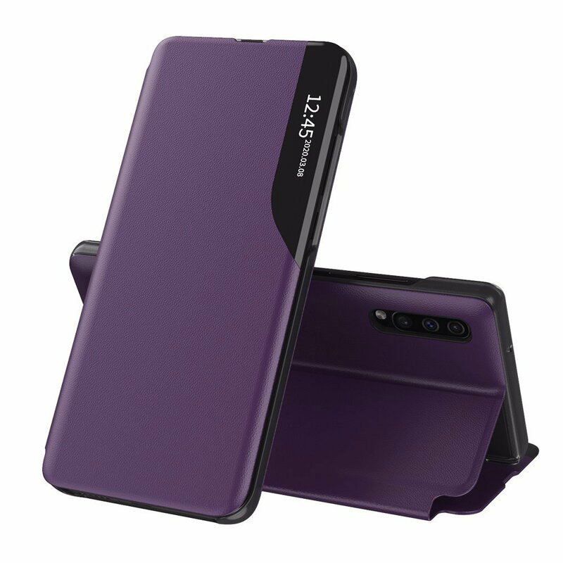 Puzdro pre Samsung Galaxy A50s A507 / A30s A307 / A50 A505, Techsuit, eFold, Fialová