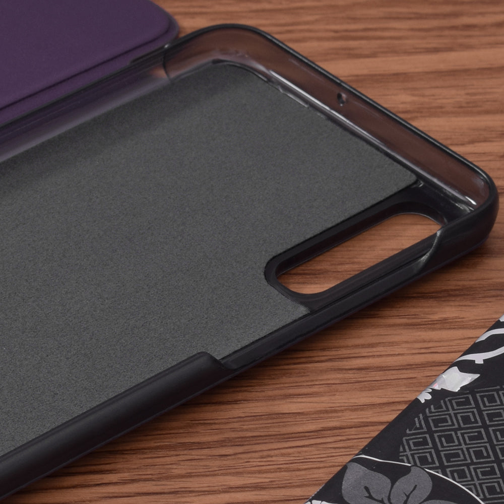 Puzdro pre Samsung Galaxy A50s A507 / A30s A307 / A50 A505, Techsuit, eFold, Fialová