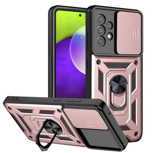 Puzdro pre Samsung Galaxy A52s 5G A528 / A52 5G A526 / A52 A525, Techsuit, CamShield, Ružové