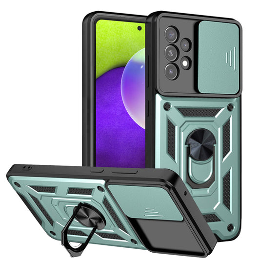 Puzdro pre Samsung Galaxy A52s 5G A528 / A52 5G A526 / A52 A525, Techsuit, CamShield, Zelené